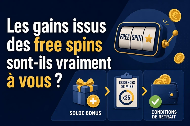 Les gains issus des free spins sont-ils vraiment à vous?