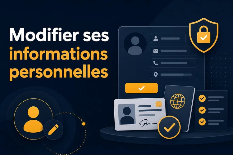 Modifier ses informations personnelles