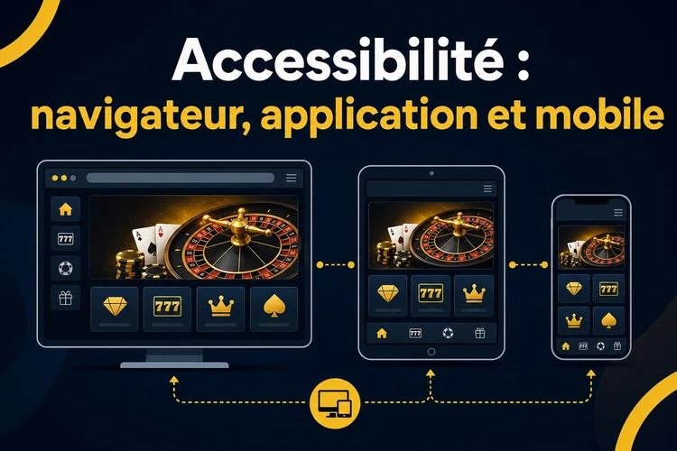 Accessibilité: navigateur, application et mobile